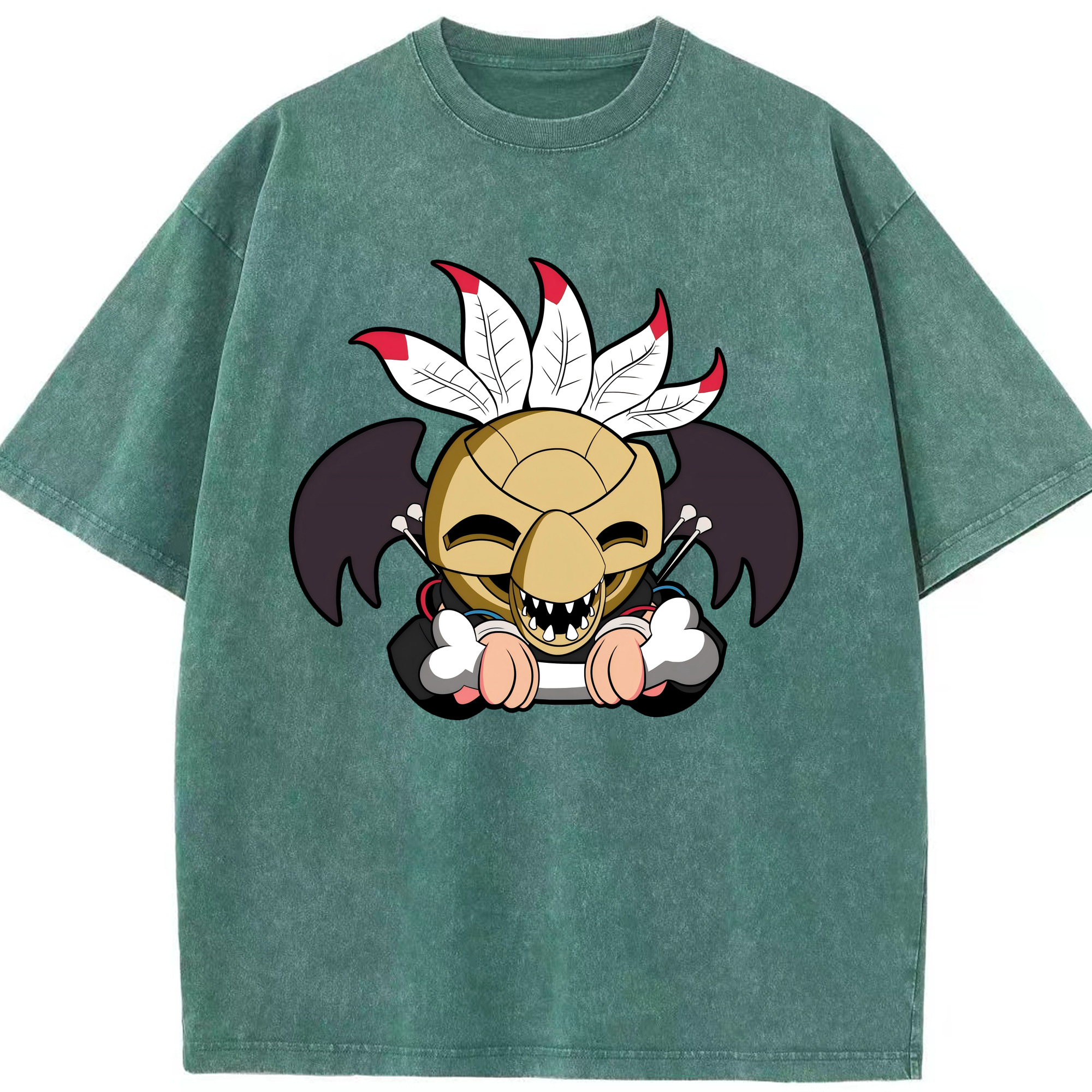 （画像用） ジョジョの奇妙な冒険 JoJo's Bizarre Adventure 綿100% ヴィンテージ風 半袖Tシャツ（フロントプリント）